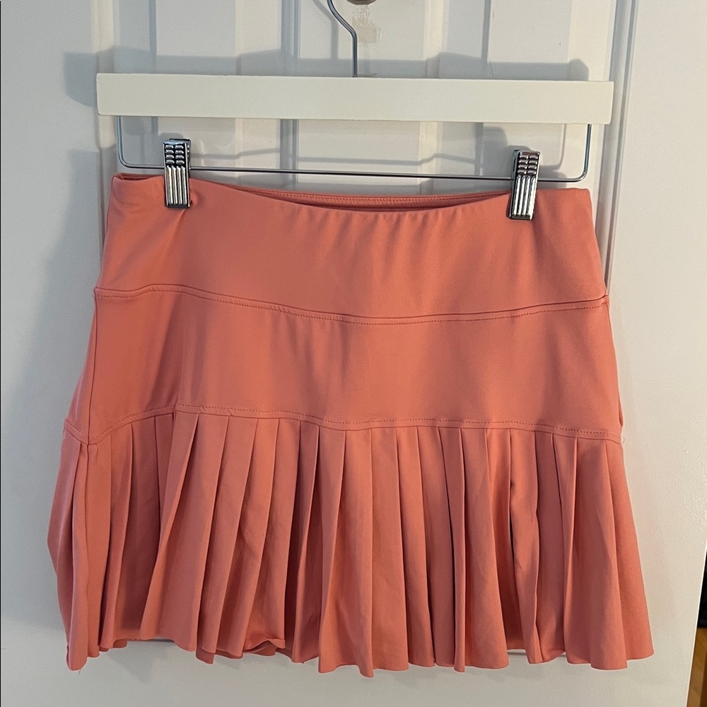 Kyodan Coral Pleated Mini Skirt